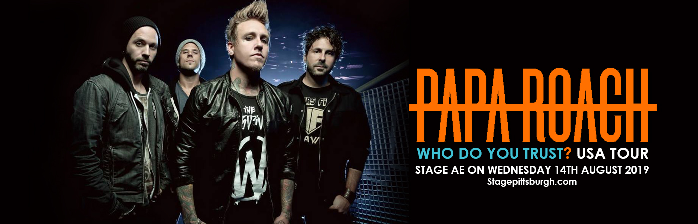 Papa Roach at Stage AE tickets Papa Roach at Stage AE