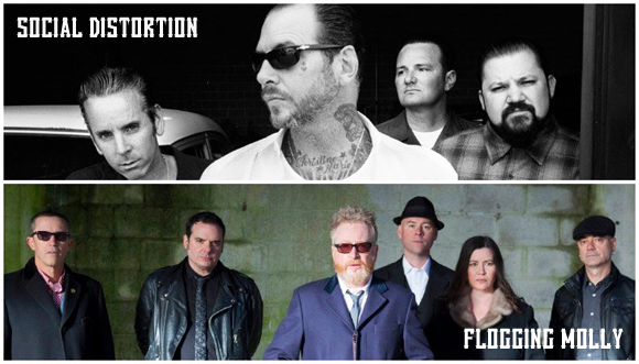 Social Distortion, Flogging Molly & The Devil Makes Three at Stage AE