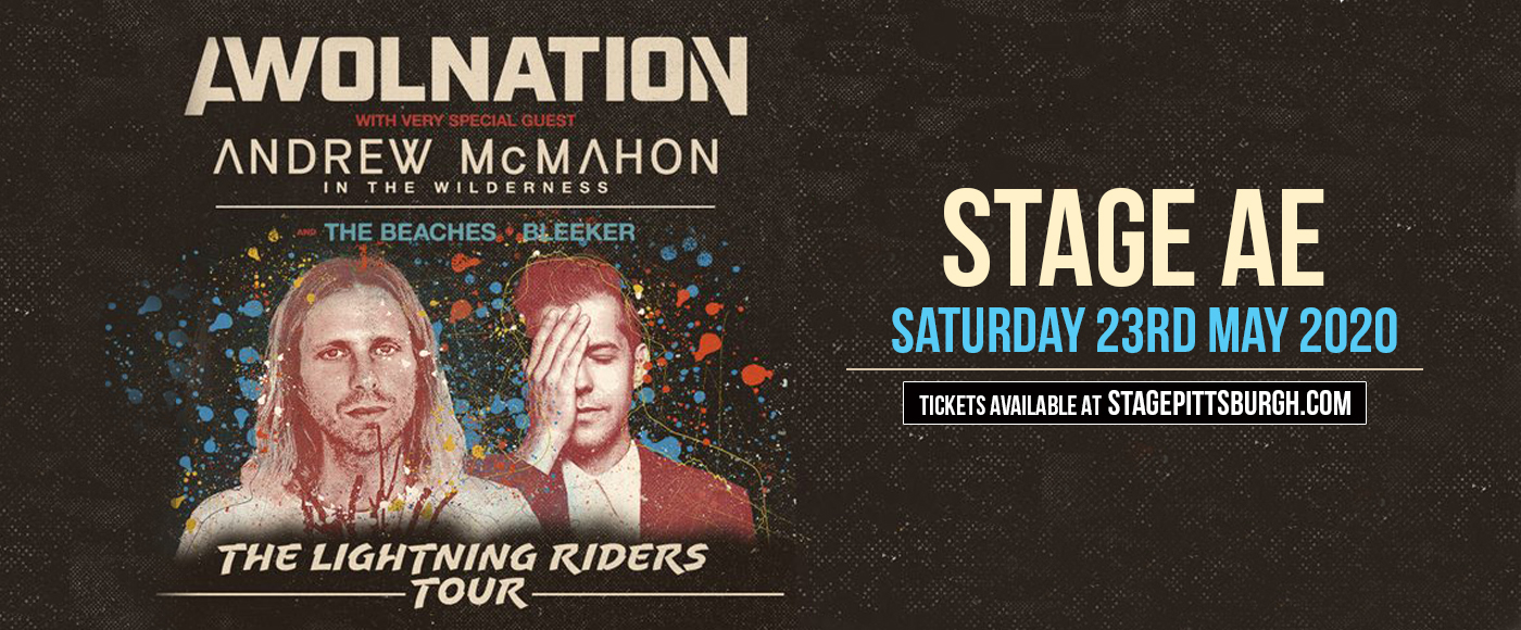 Awolnation & Andrew McMahon at Stage AE tickets Awolnation & Andrew McMahon at Stage AE
