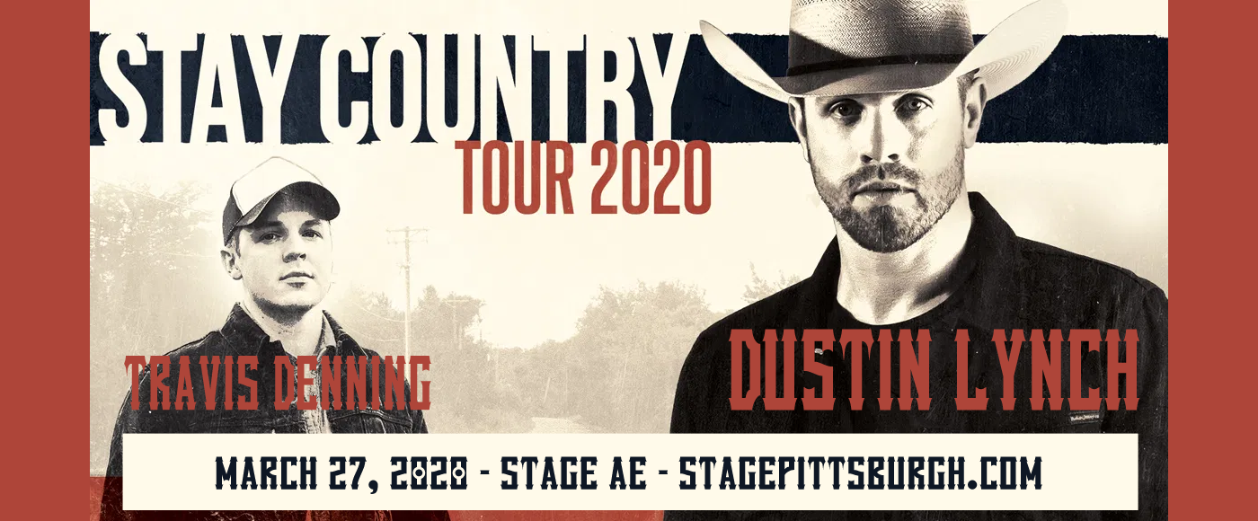 Dustin Lynch & Travis Denning at Stage AE tickets Dustin Lynch & Travis Denning at Stage AE