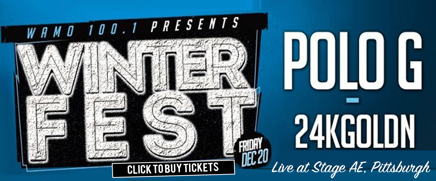 WAMO Winterfest: Polo G & 24kgoldn at Stage AE tickets WAMO Winterfest: Polo G & 24kgoldn at Stage AE