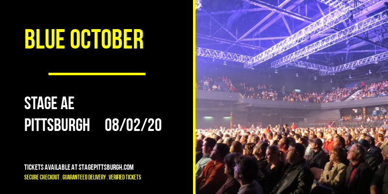 Blue October at Stage AE tickets Blue October at Stage AE