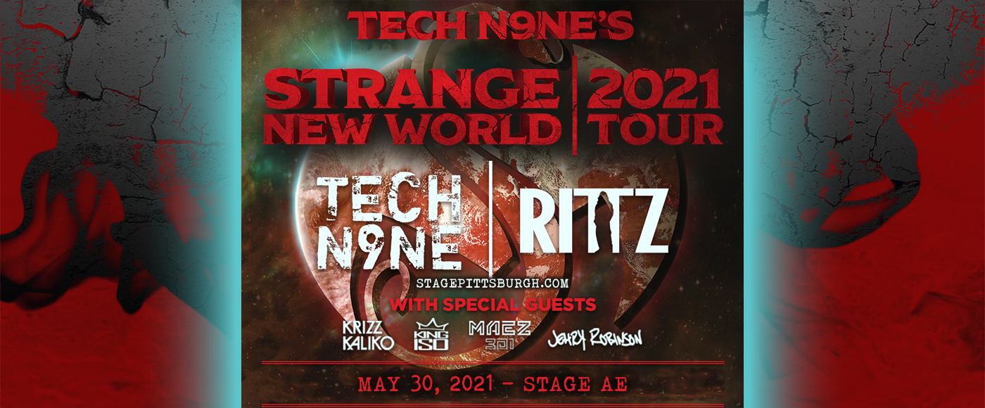 Tech N9ne, Krizz Kaliko, Jelly Roll & King Iso at Stage AE tickets Tech N9ne, Krizz Kaliko, Jelly Roll & King Iso at Stage AE