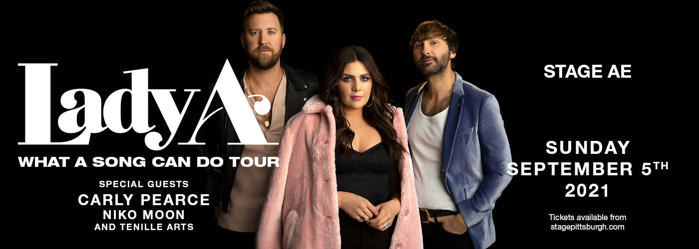 Lady A: What A Song Can Do Tour at Stage AE tickets Lady A: What A Song Can Do Tour at Stage AE
