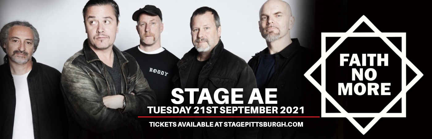 Faith No More at Stage AE tickets Faith No More at Stage AE