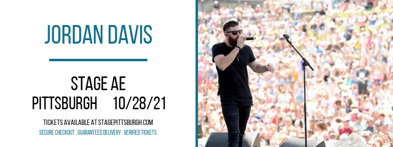 Jordan Davis at Stage AE tickets Jordan Davis at Stage AE