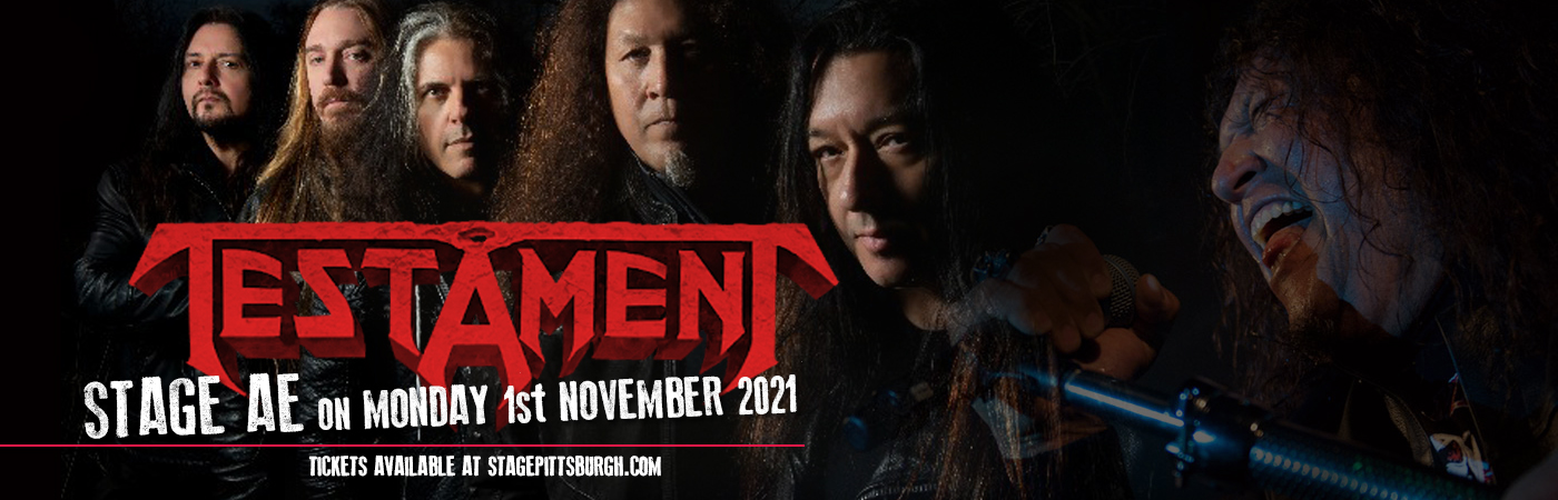 Testament at Stage AE tickets Testament at Stage AE