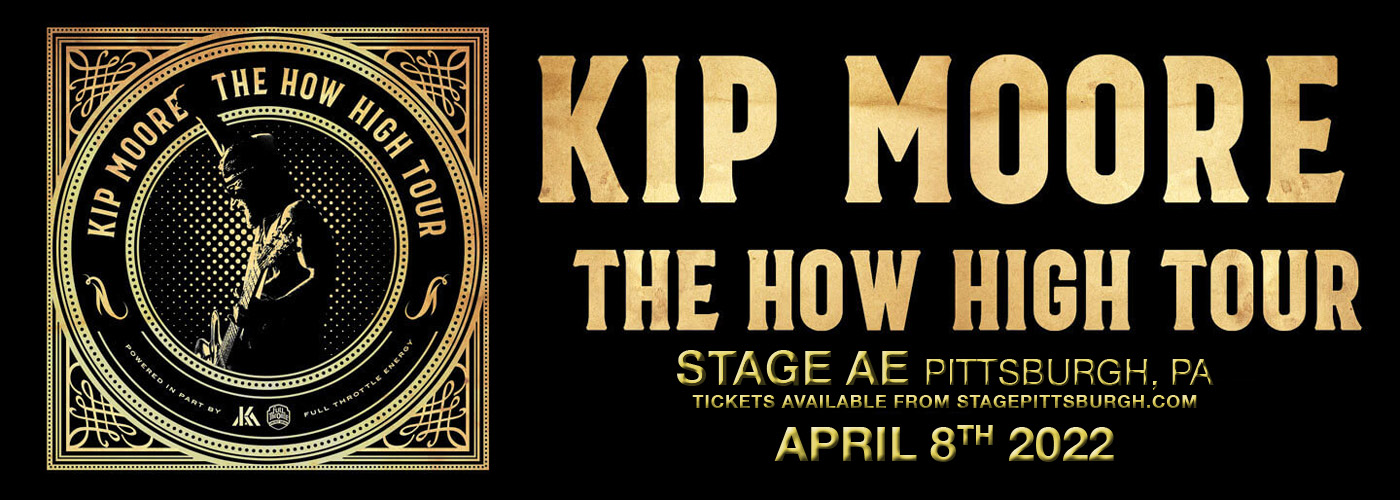 Kip Moore: The How High Tour at Stage AE tickets Kip Moore: The How High Tour at Stage AE