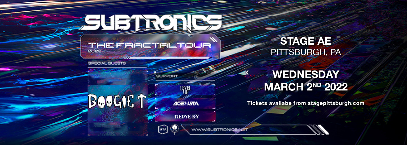 SUBTRONICS: The Fractal Tour at Stage AE tickets SUBTRONICS: The Fractal Tour at Stage AE