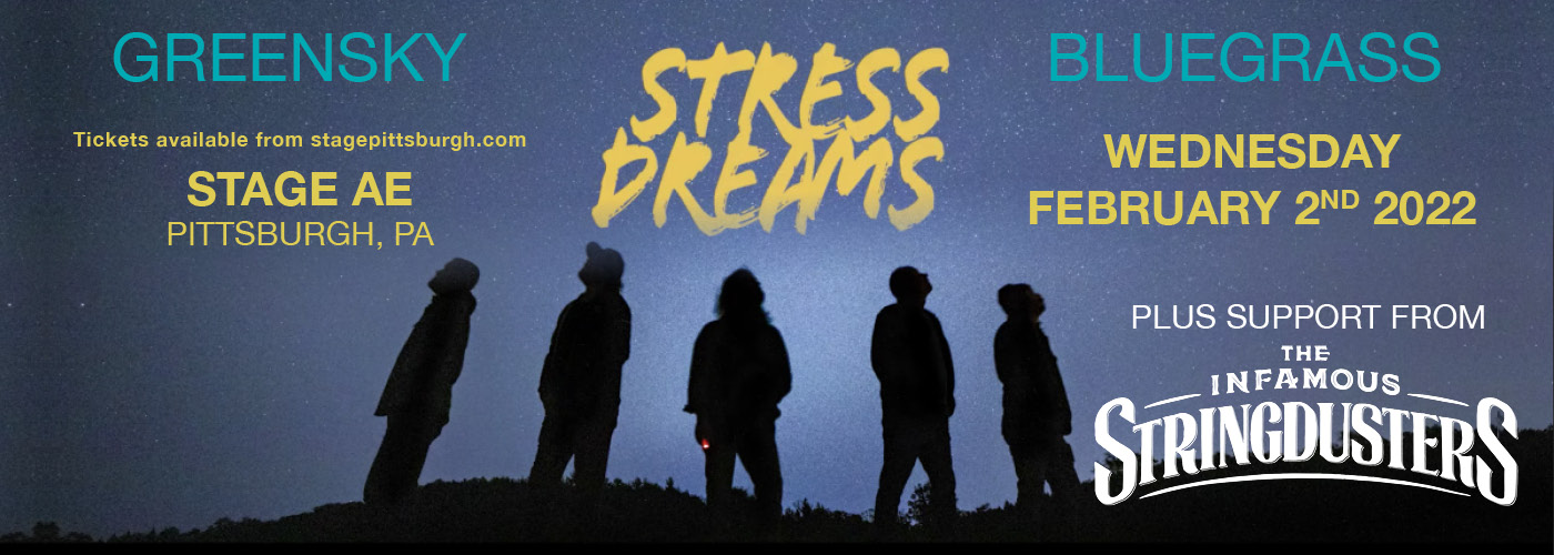 Greensky Bluegrass: Winter 2022 Stress Dreams Tour at Stage AE tickets Greensky Bluegrass: Winter 2022 Stress Dreams Tour at Stage AE