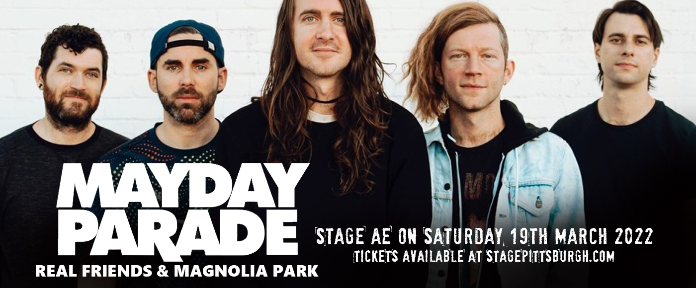 Mayday Parade, Real Friends & Magnolia Park The Stage AE