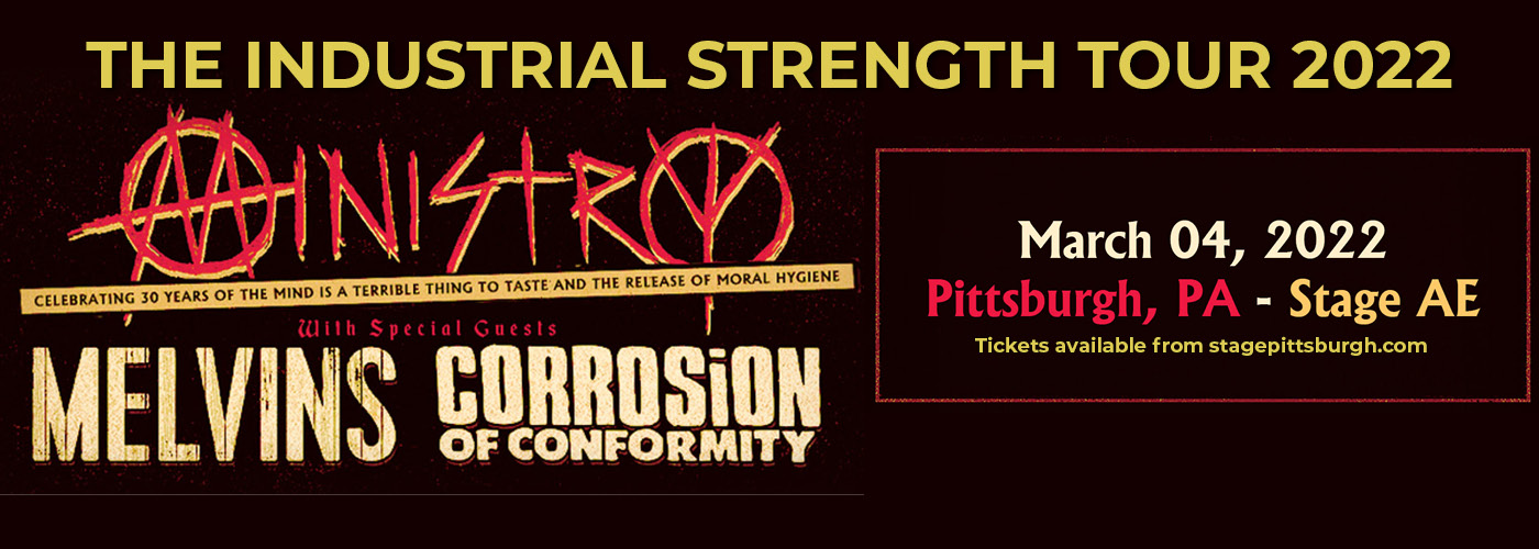 Ministry: The Industrial Strength Tour 2022 at Stage AE tickets Ministry: The Industrial Strength Tour 2022 at Stage AE