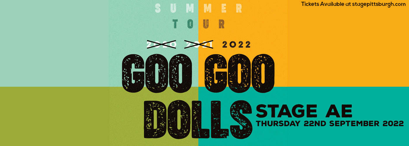 Goo Goo Dolls at Stage AE tickets Goo Goo Dolls at Stage AE