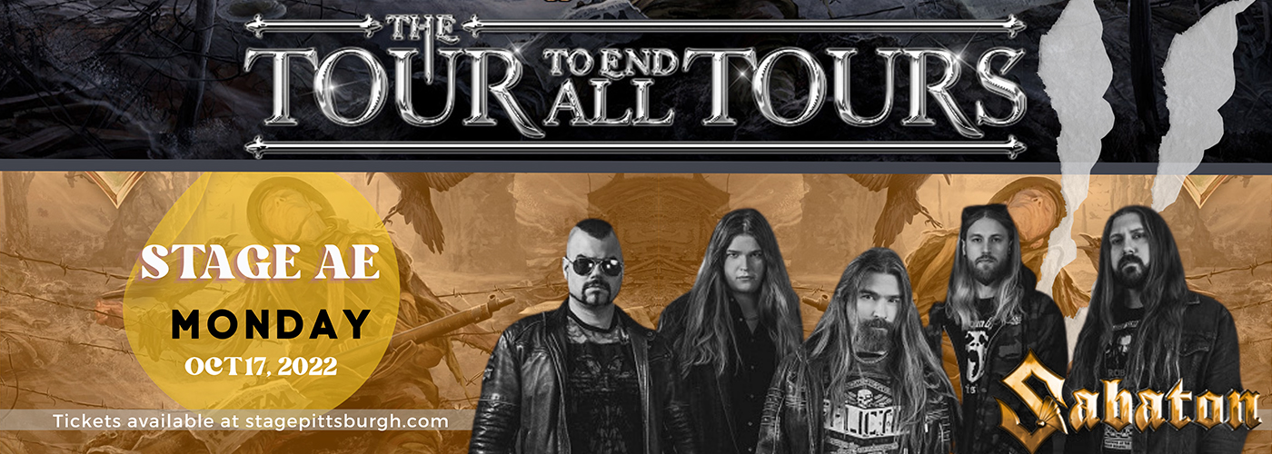 Sabaton at Stage AE tickets Sabaton at Stage AE