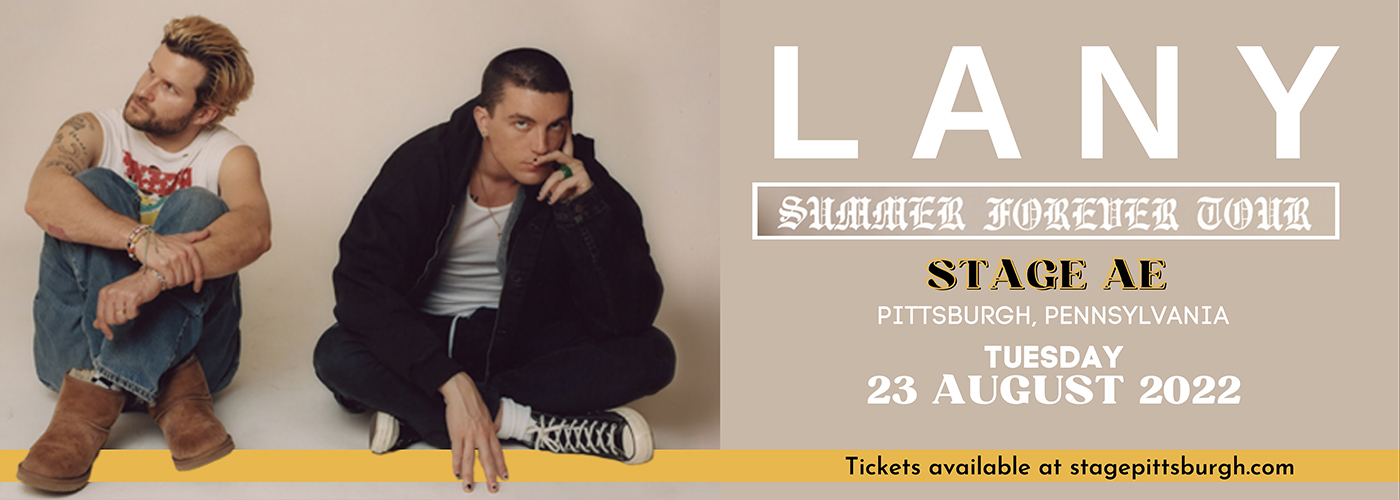 Lany at Stage AE tickets Lany at Stage AE