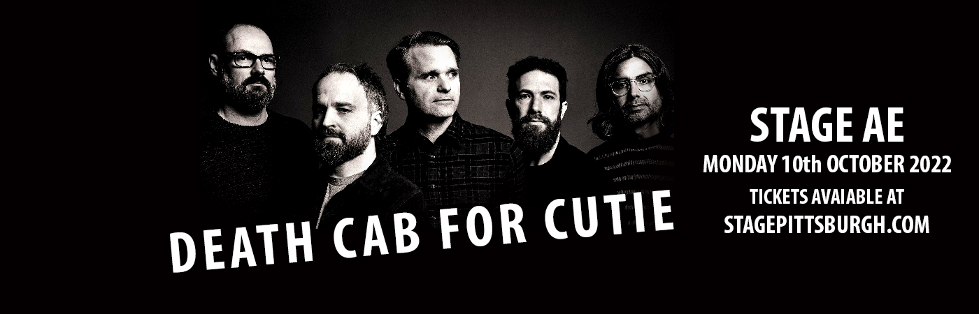 Death Cab for Cutie at Stage AE tickets Death Cab for Cutie at Stage AE
