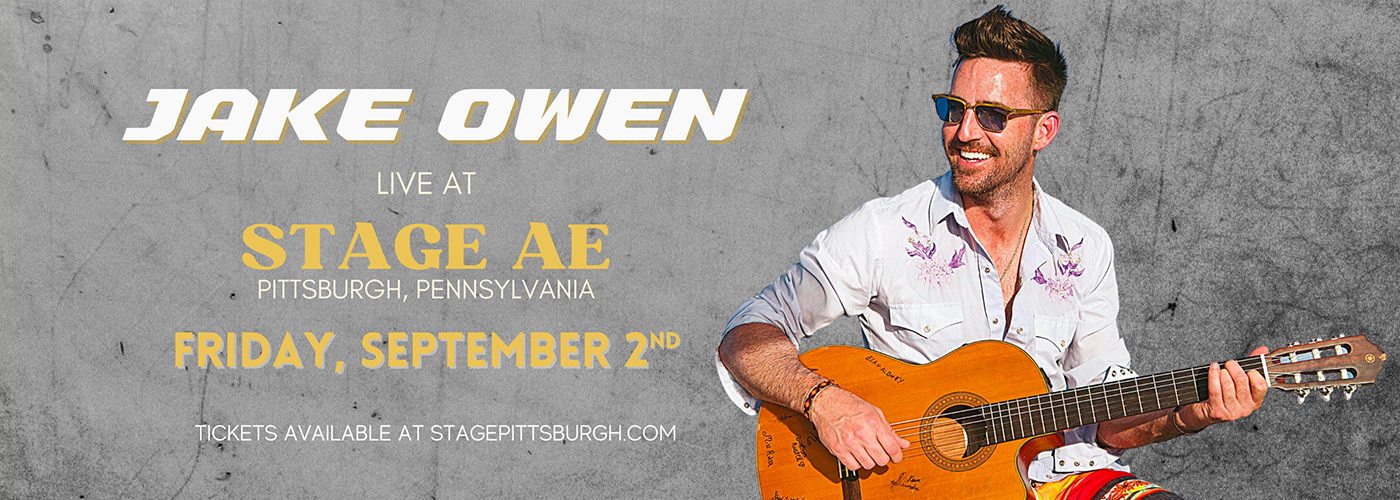 Jake Owen at Stage AE tickets Jake Owen at Stage AE