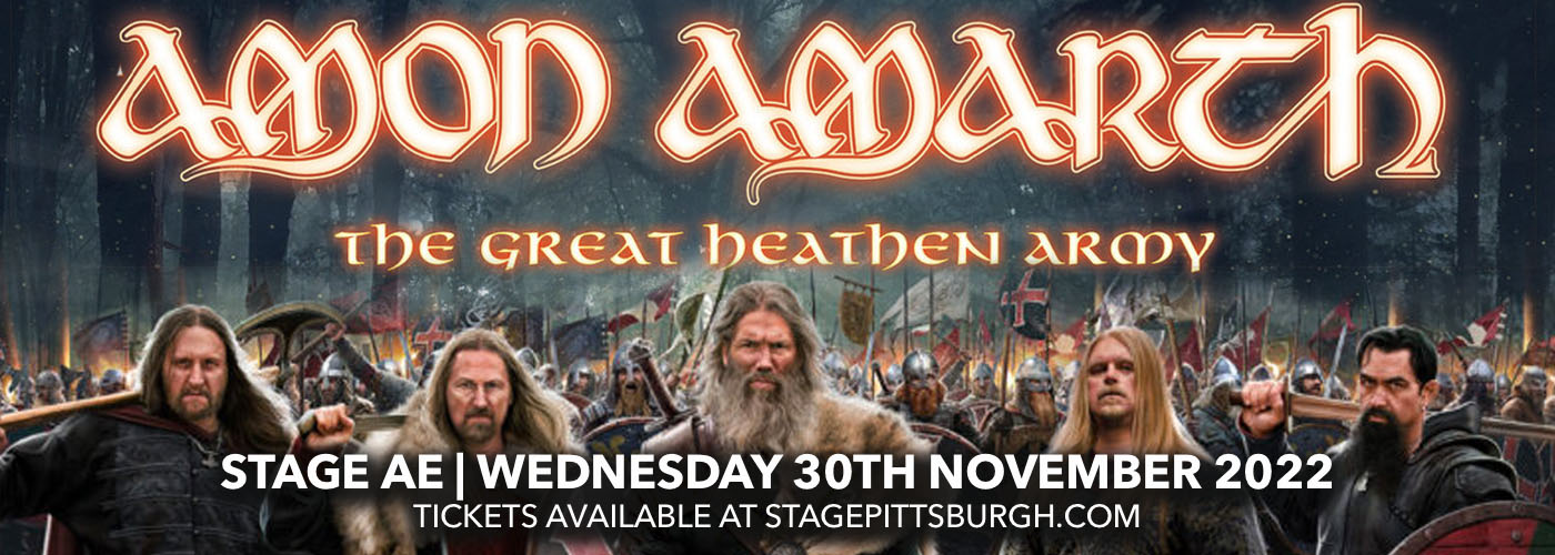Amon Amarth at Stage AE tickets Amon Amarth at Stage AE