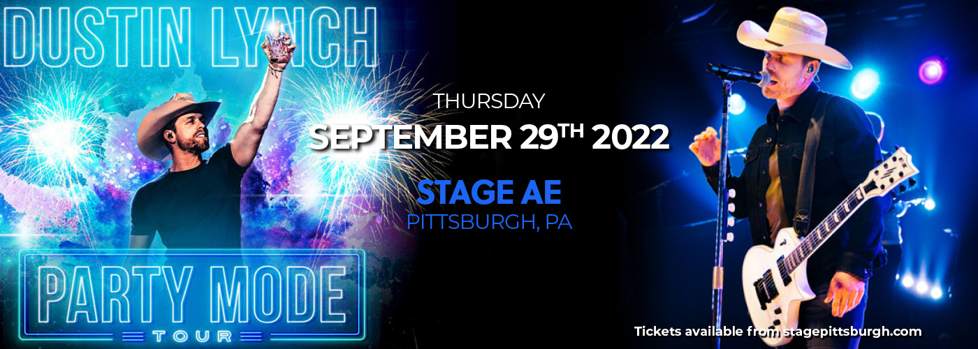 Dustin Lynch at Stage AE tickets Dustin Lynch at Stage AE