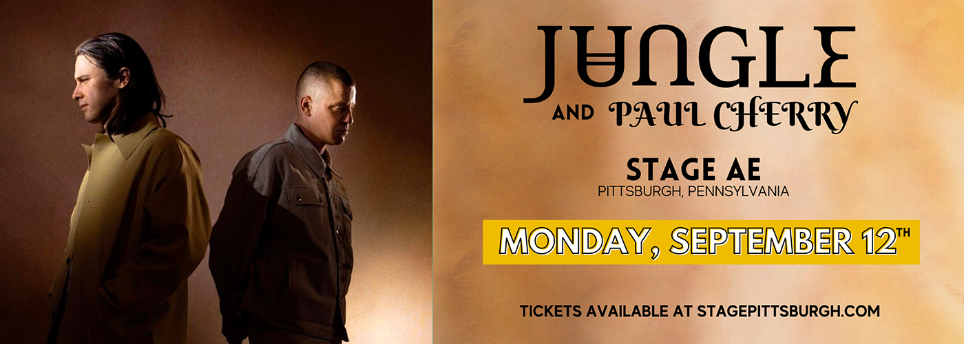 Jungle & Paul Cherry at Stage AE tickets Jungle & Paul Cherry at Stage AE
