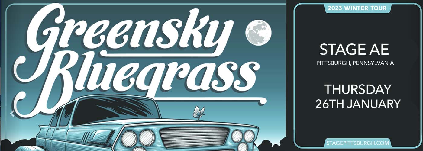 Greensky Bluegrass at Stage AE tickets Greensky Bluegrass at Stage AE