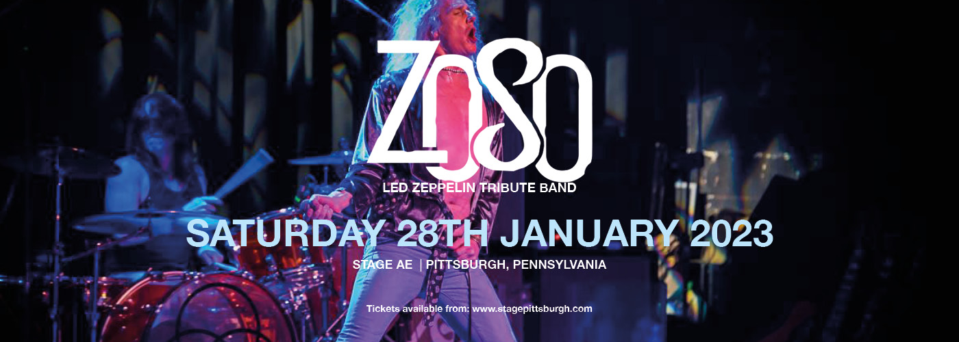 Zoso - Led Zeppelin Tribute Band at Stage AE tickets Zoso - Led Zeppelin Tribute Band at Stage AE