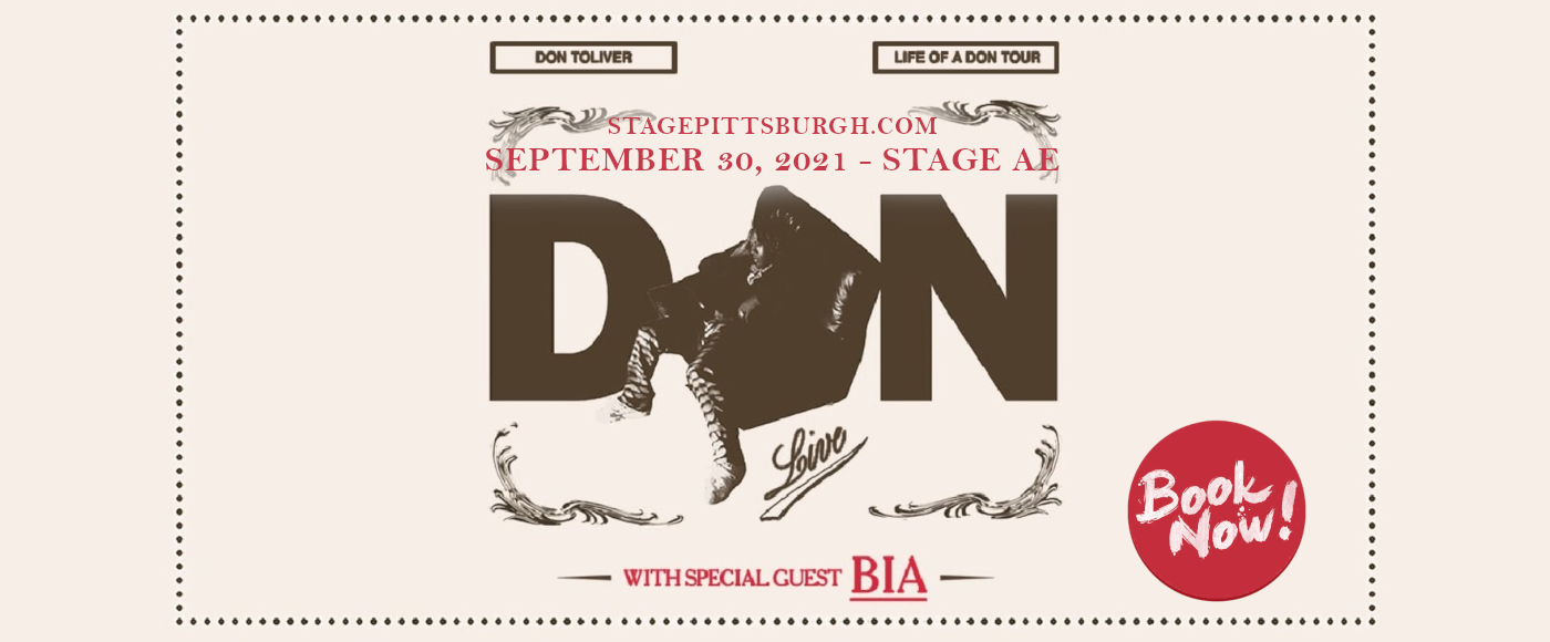 Don Toliver & Bia at Stage AE tickets Don Toliver & Bia at Stage AE