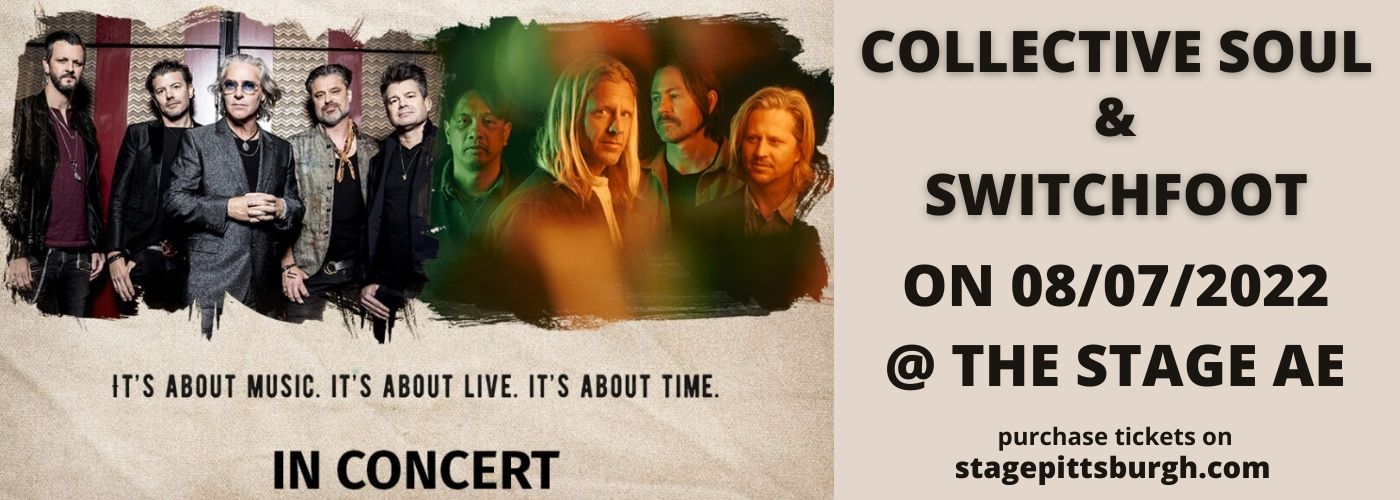 Collective Soul & Switchfoot at Stage AE tickets Collective Soul & Switchfoot at Stage AE