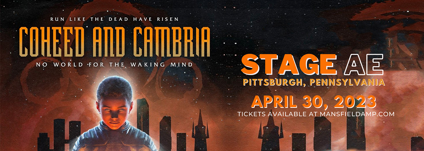 Coheed and Cambria at Stage AE tickets Coheed and Cambria at Stage AE