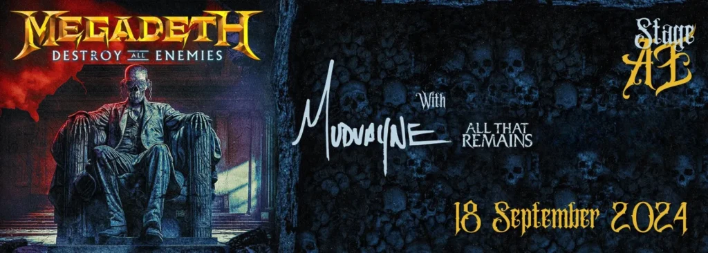 Megadeth's Destroy All Enemies Tour at Stage AE