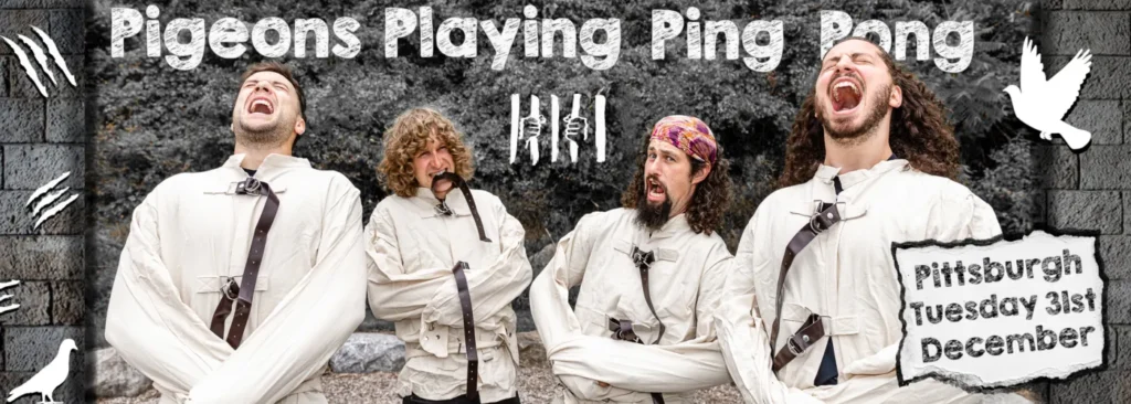 Pigeons Playing Ping Pong at Stage AE