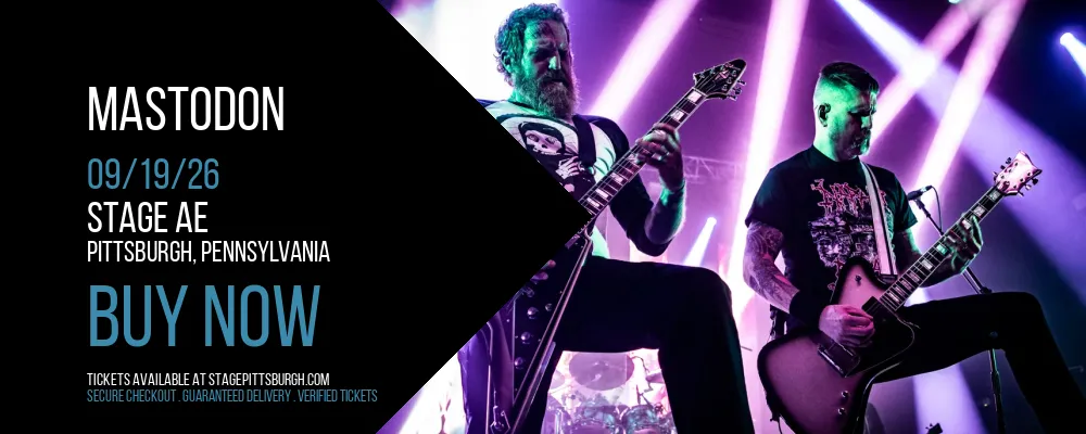 Mastodon at Stage AE